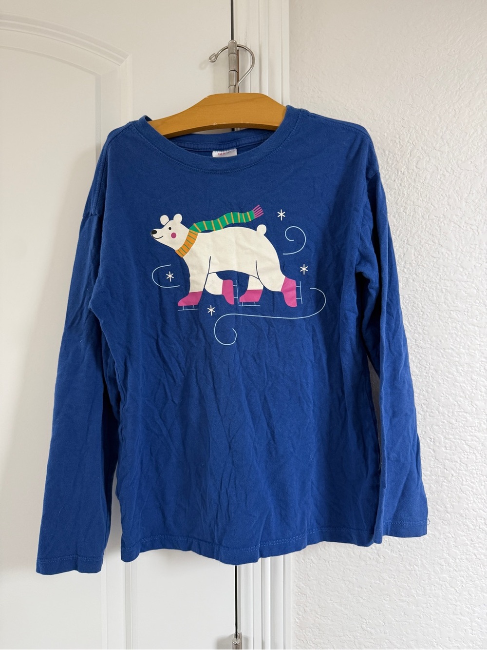 Hanna Andersson polar bear long sleeve tee 8